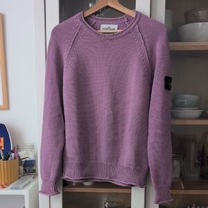 Stone Island Lilac Knit Sweater